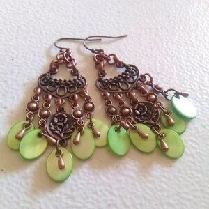 Intricate Boho Floral Chandelier Dangle Earrings! Enhance + Lean into Femininity